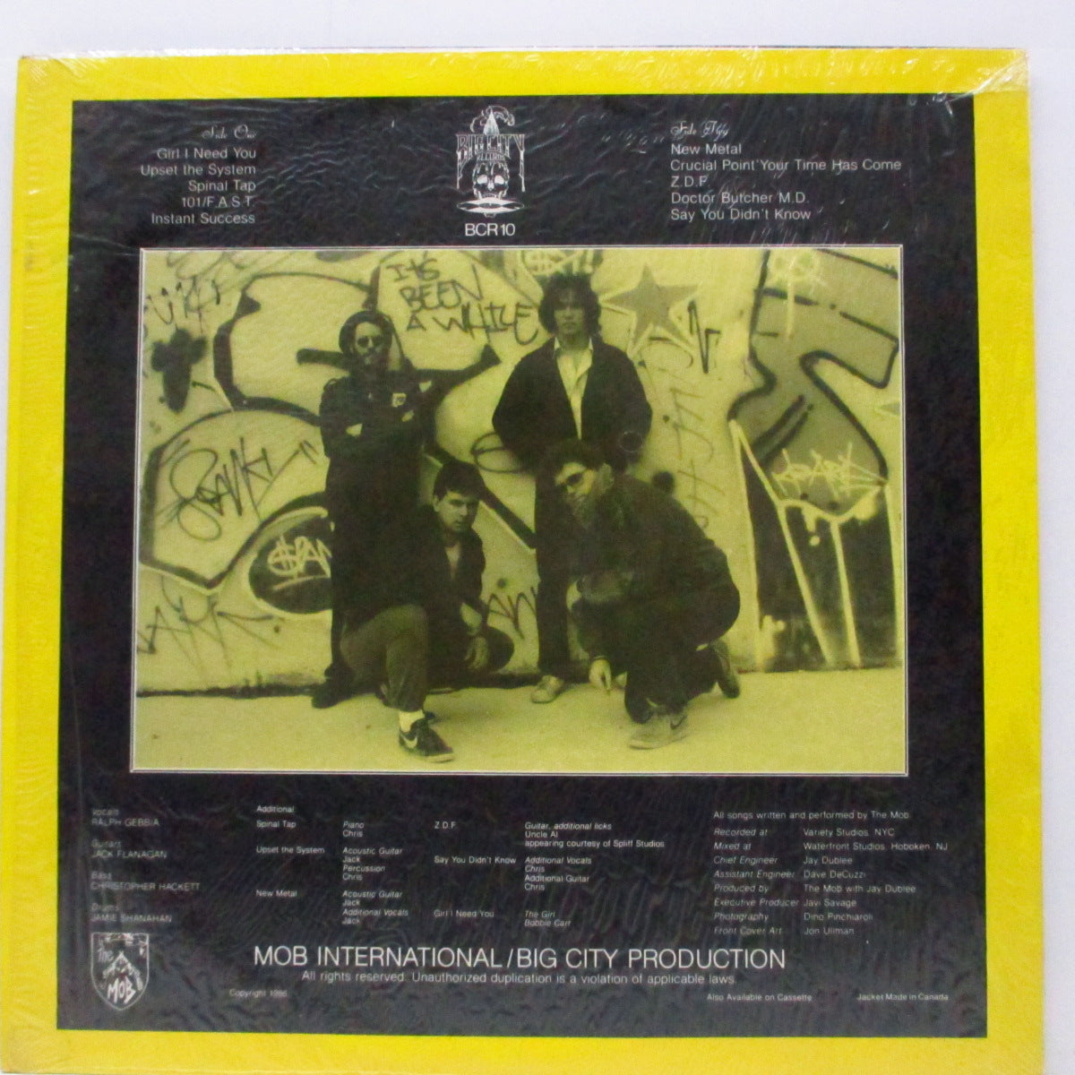 MOB, THE (ザ ・モブ) - We Come To Crush (US オリジナル LP+インナー) '86年唯一アルバム!