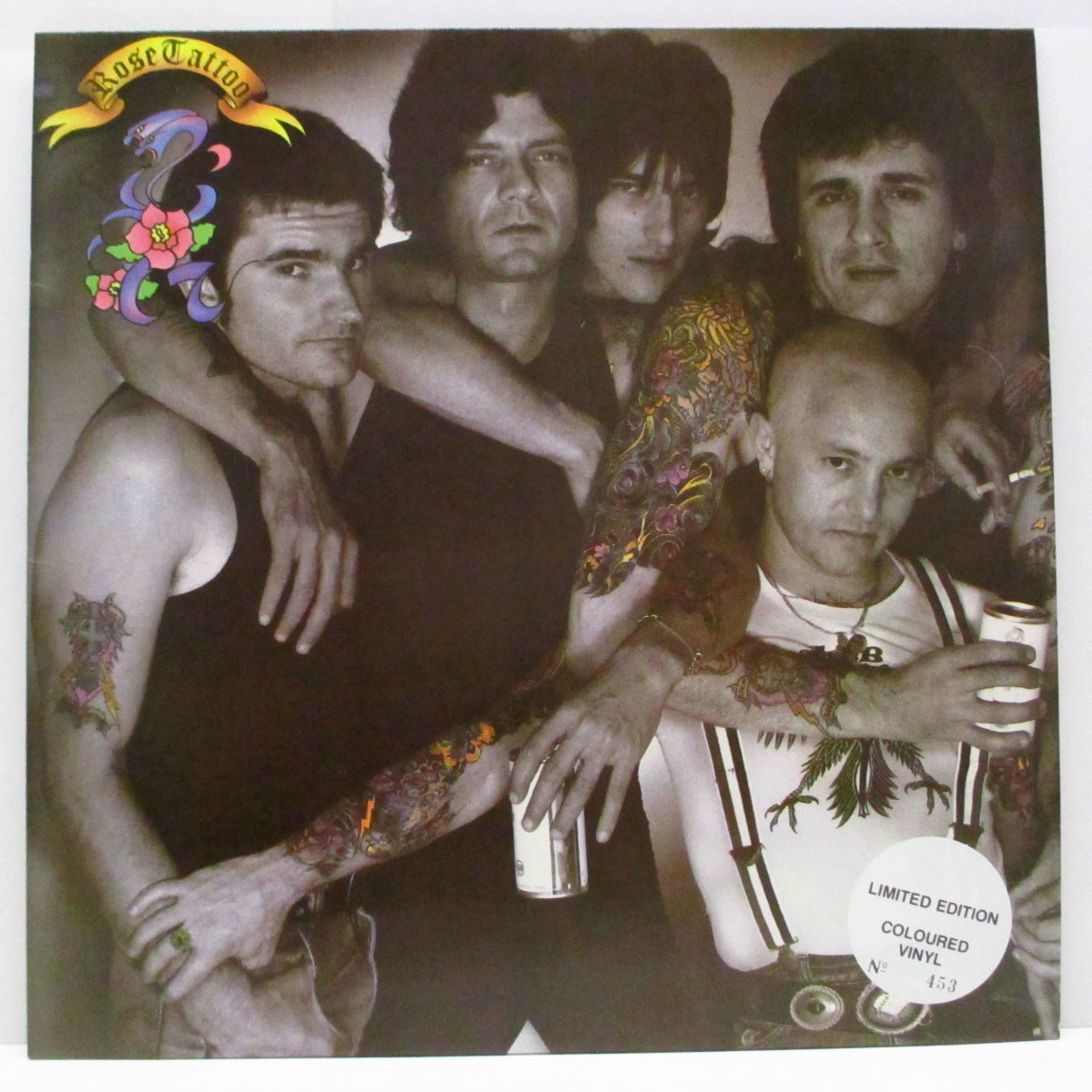 ROSE TATTOO (ローズ・タトゥー) - Assault & Battery (UK '90 1,000枚限定再発「赤盤」LP/ナンバリングステッカー付ジャケ)ボーナス1曲入り!
