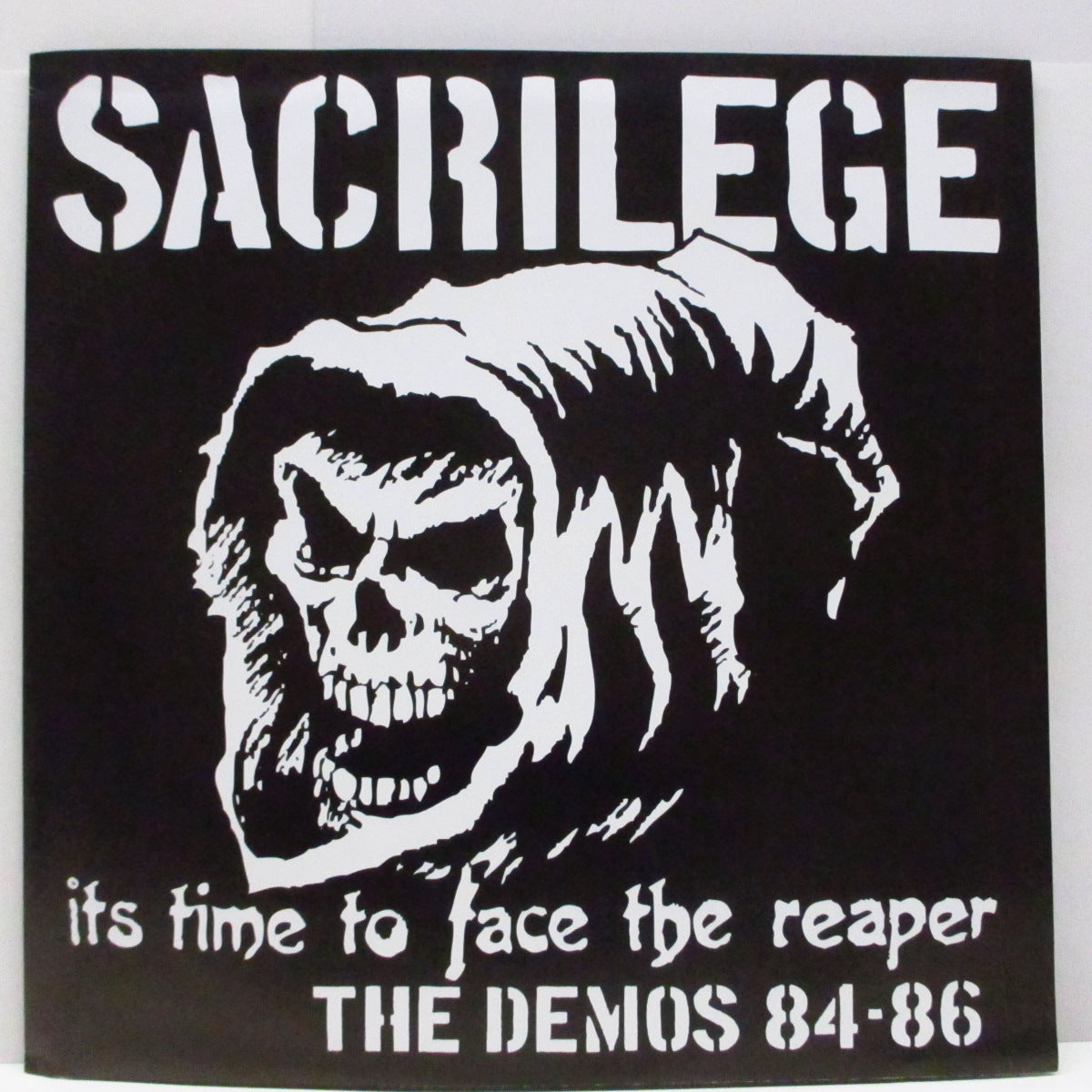 SACRILEGE (サクリレッジ) - Its Time To Face The Reaper The Demos 84-86 (US 初回1,300枚限定「黒盤」2xLP/ポスタージャケ)