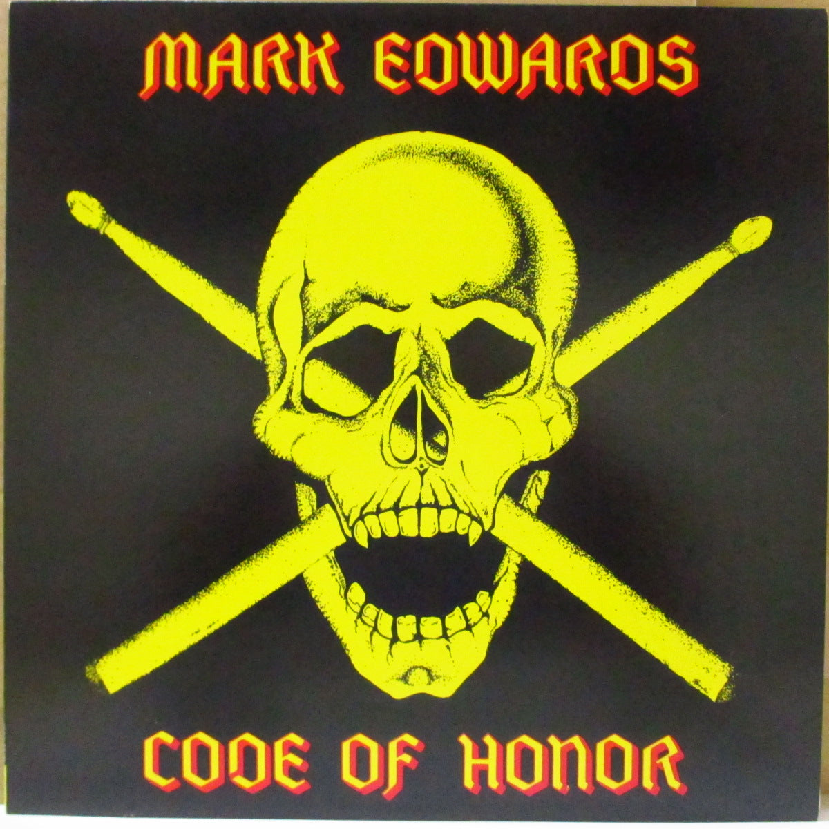 MARK EDWARDS (マーク・エドワーズ) - コード・オブ・オナー :Code Of Honor +3 (Japan '86 オリジナル4曲入り12インチ+インサート/帯欠)