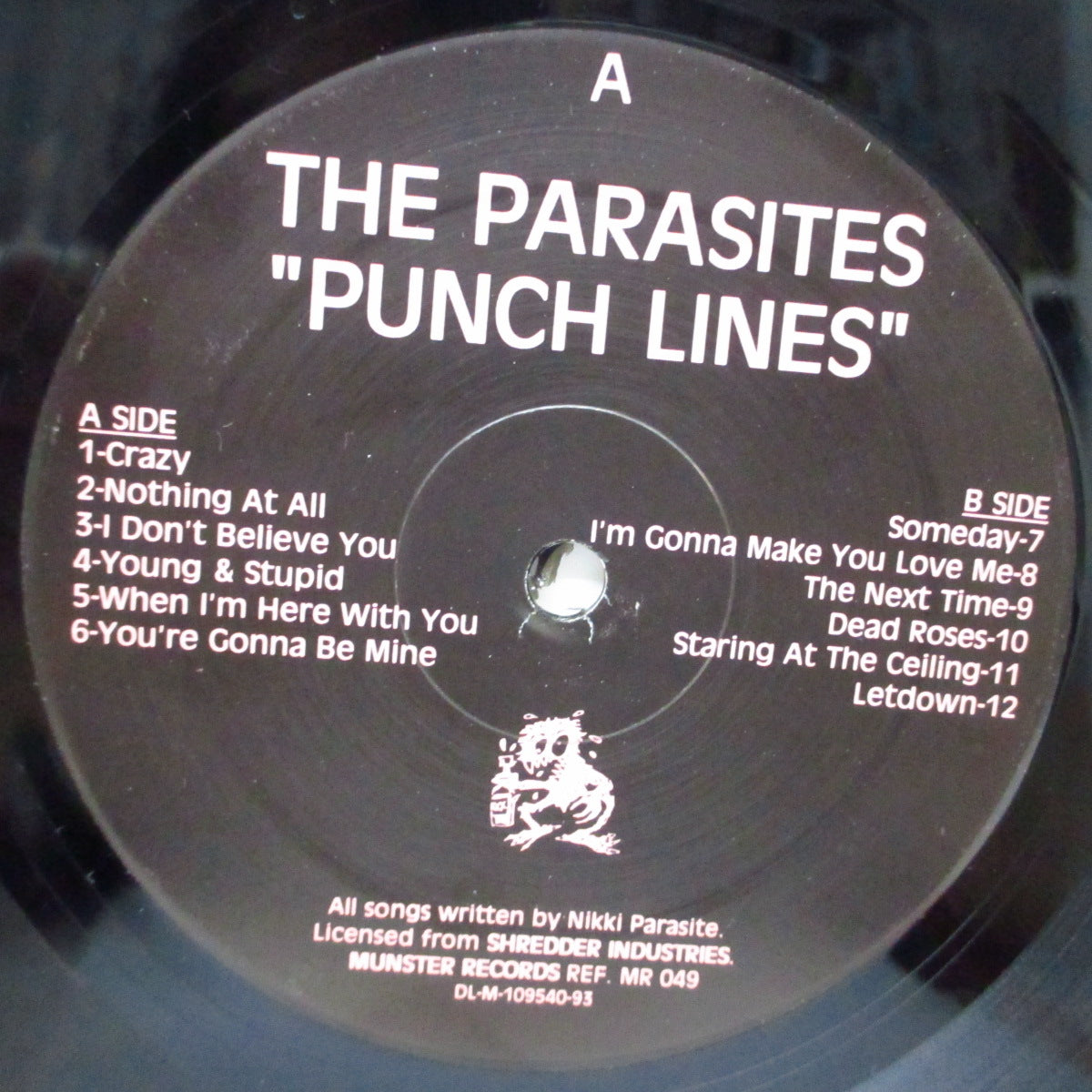 PARASITES, THE (ザ・パラサイツ) - Punch Lines (Spain 1,000枚限定 LP/ナンバリング入り見開ジャケ) '93年セカンドアルバム!