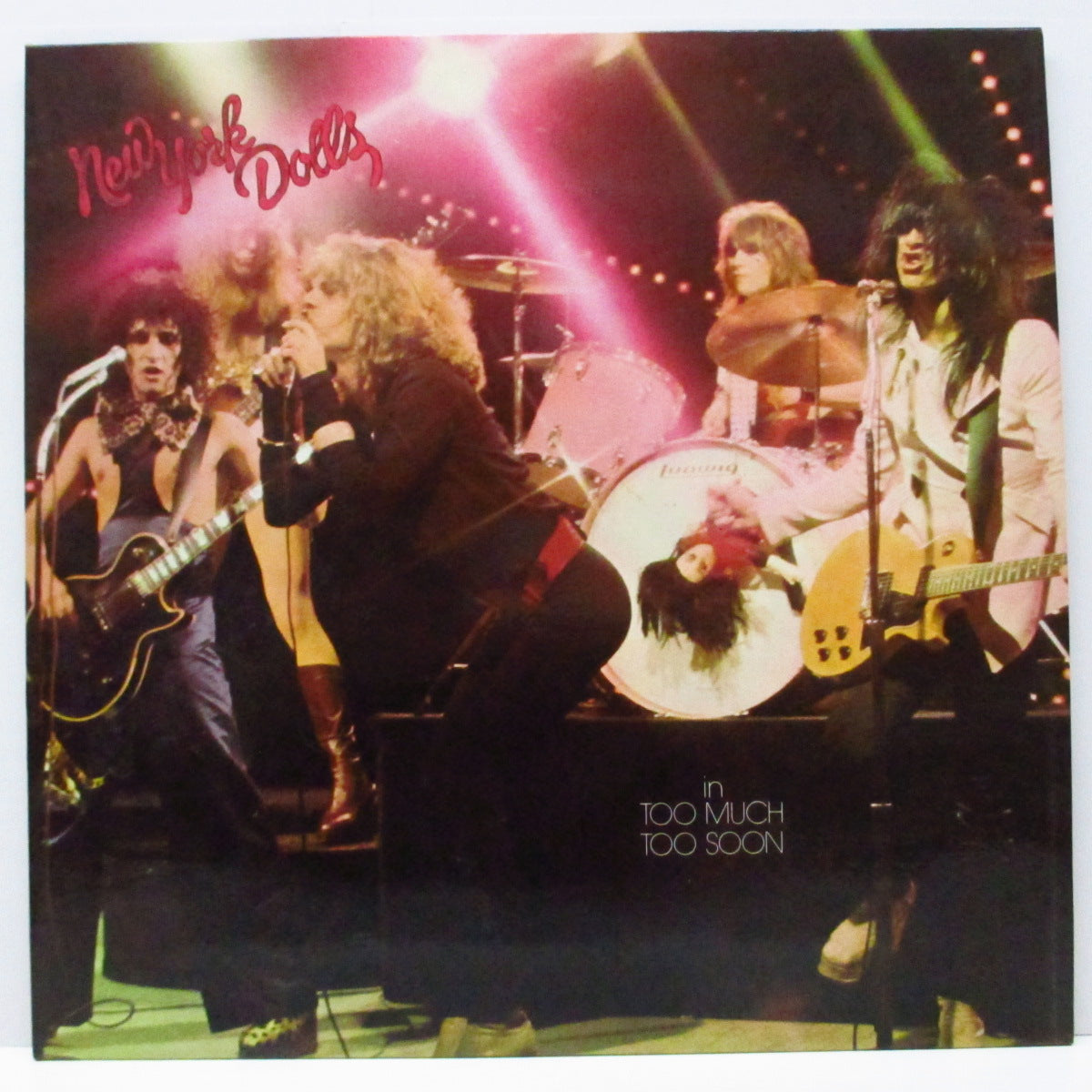 NEW YORK DOLLS (ニュー・ヨーク・ドールズ) - In Too Much Too Soon (UK オリジナル LP/両面コーティングジャケ) 近年稀な激美品!