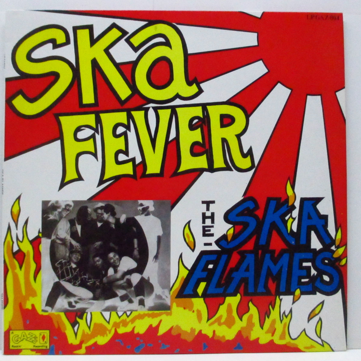 SKA FLAMES, THE (ザ・スカ・フレイムズ) - Ska Fever (UK '99 再発「黒/白ラベ」 LP) '89年ファーストアルバム!