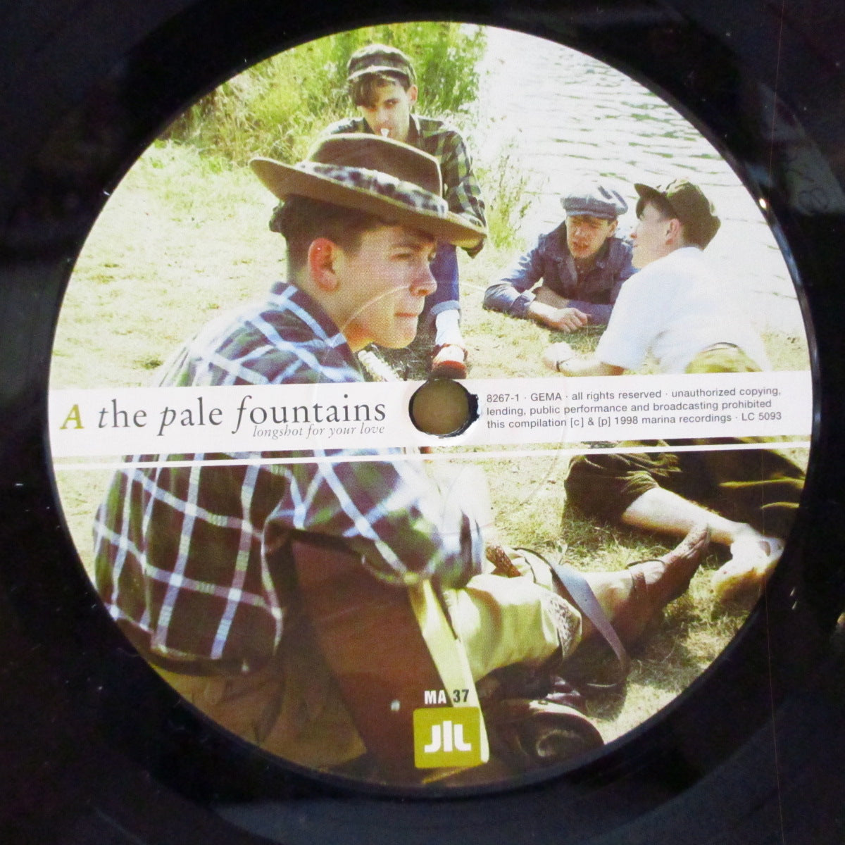 PALE FOUNTAINS, THE (ペイル・ファウンテンズ) - Longshot For Your Love (German '98 オリジナル LP/レアステッカー付き光沢ジャケ) '88年レア音源コンピレーション 初回品番「 MA 37」