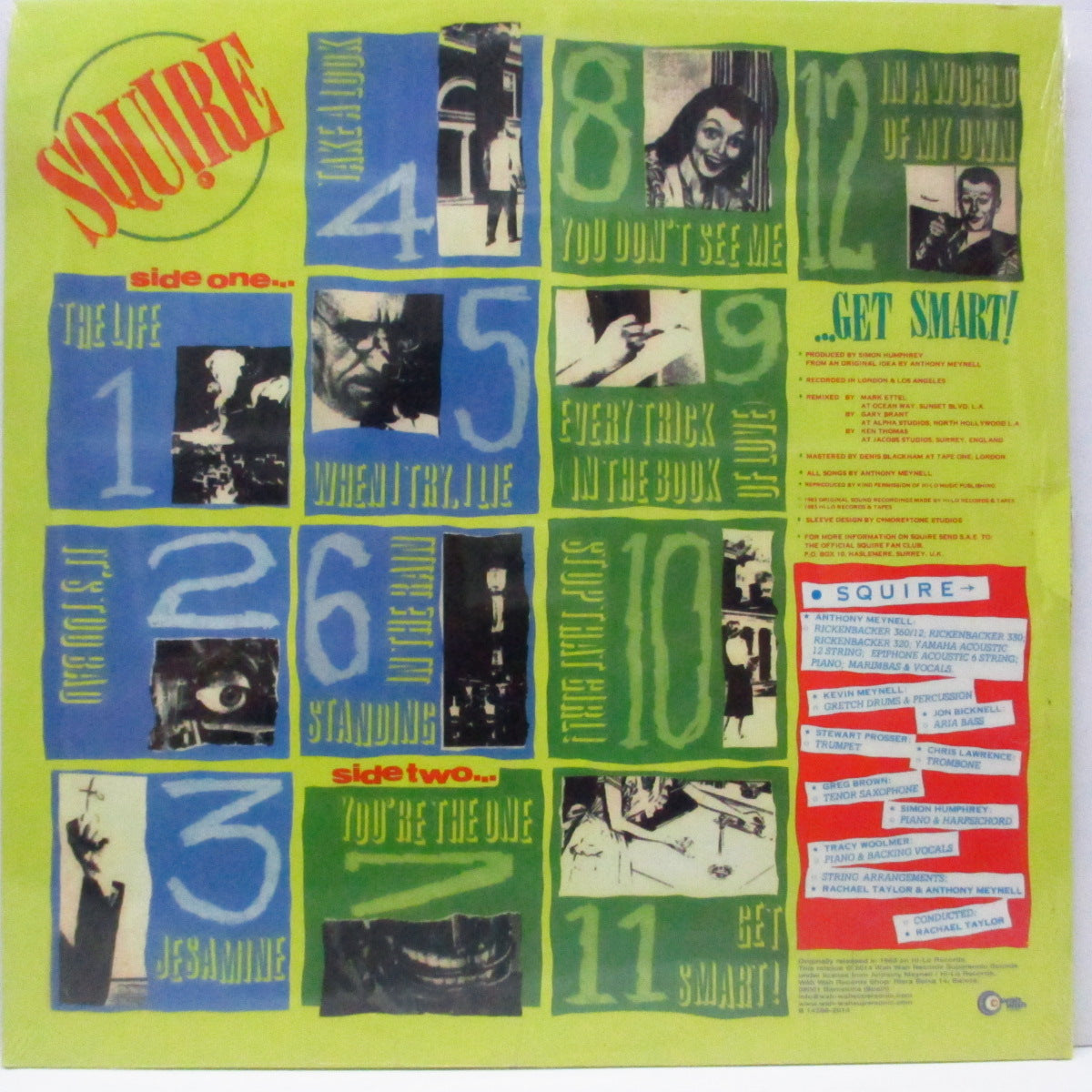 SQUIRE, THE (ザ ・スクワイヤー) - ...Get Smart! (Spain '15「500枚限定再発」LP/ New) '83年セカンドアルバム!
