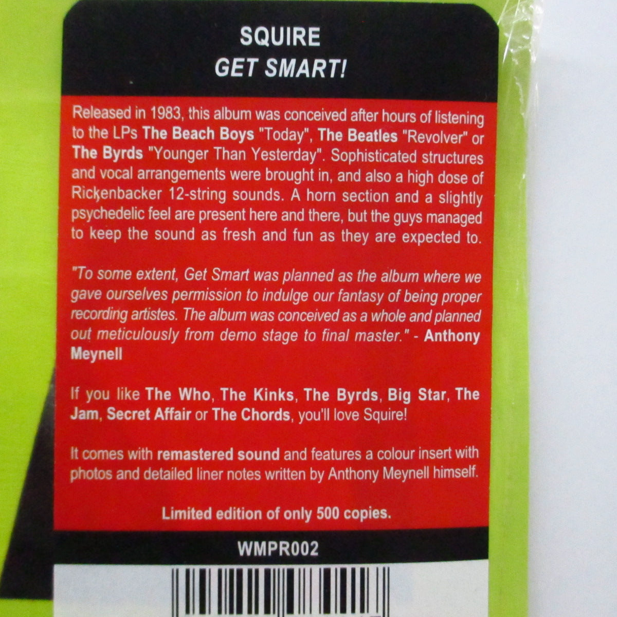 SQUIRE, THE (ザ ・スクワイヤー) - ...Get Smart! (Spain '15「500枚限定再発」LP/ New) '83年セカンドアルバム!