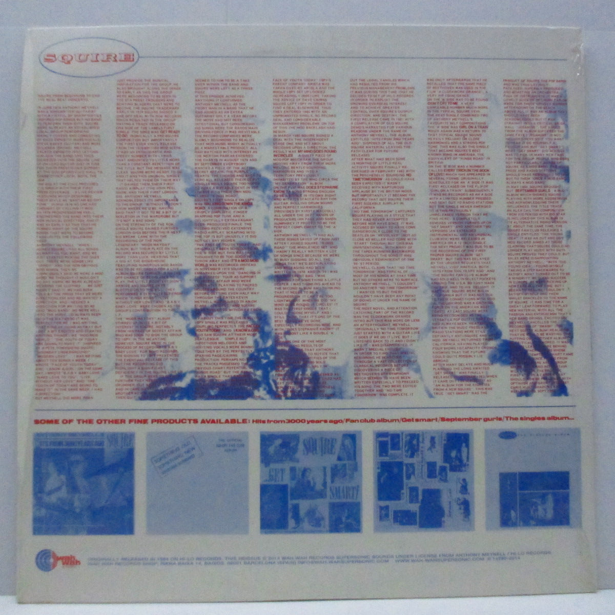 SQUIRE, THE (ザ ・スクワイヤー) - The Singles Album (Spain '15「500枚限定再発」LP「廃盤 New」) 代表ナンバー勢揃いの全12曲 !