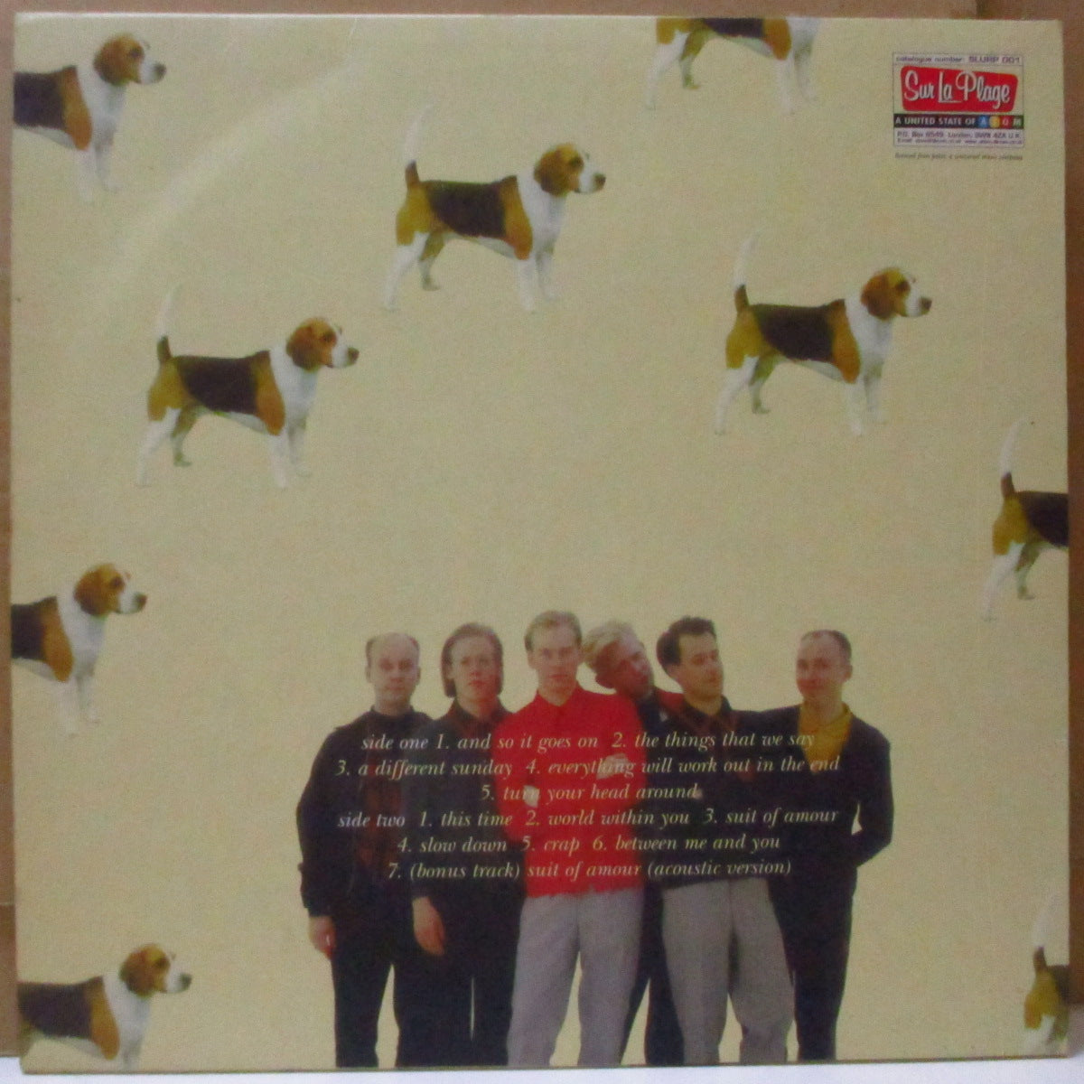 BEAGLE (ビーグル) - Sound On Sound (UK '99 再発 LP+固紙インナー) スウェーデン'90sギターポップ'92年1stアルバム