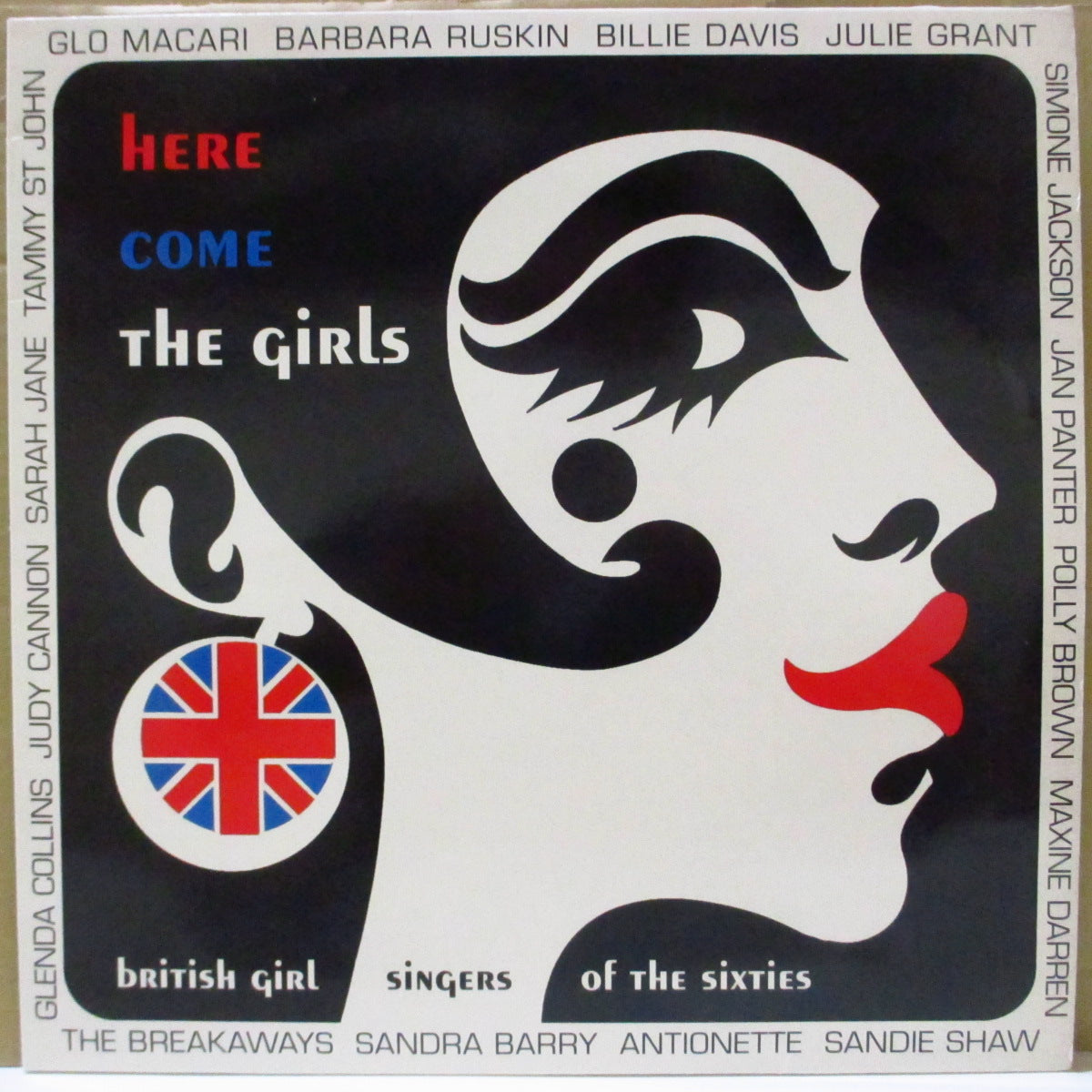 V.A. (60's〜70's 英Pye社ガールシンガー・シングル・コンピ全16曲。) - Here Come The Girls / British Girl Singers Of The 60's (UK '90 オリジナル「「片面ピクチャーラベ」バージョン」LP)