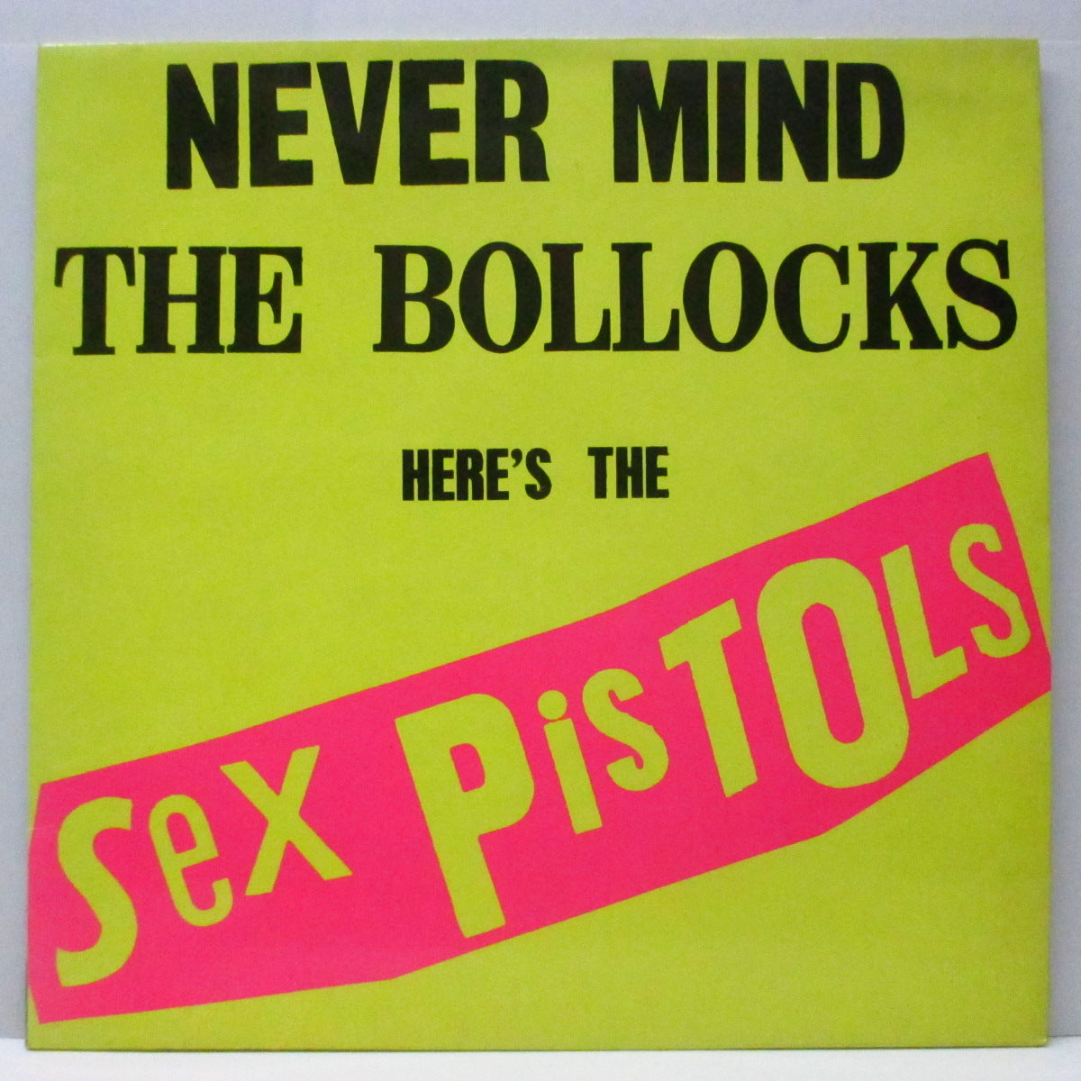 SEX PISTOLS (セックス・ピストルズ) - Never Mind The Bollocks (UK '85 再発「グレイラベ」LP+バーコード印刷ジャケ/OVED 136)