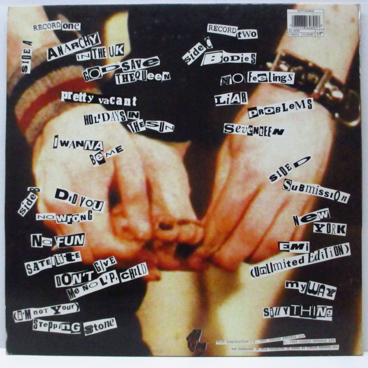 SEX PISTOLS (セックス・ピストルズ) - Kiss This (UK オリジナル 2xLP/見開きジャケ)20曲入りベスト!