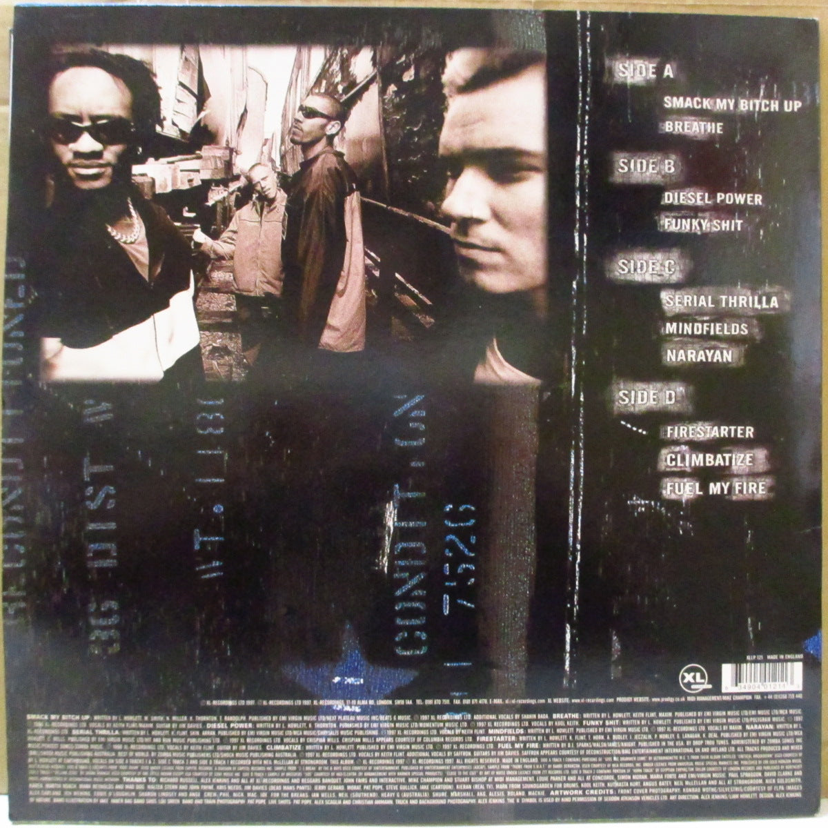 PRODIGY (プロディジー) - The Fat Of The Land (UK オリジナル 2xLP+固紙インナー) '97年3rdアルバム