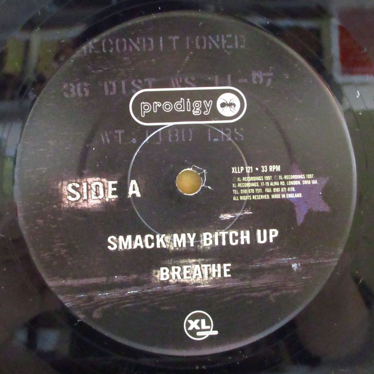 PRODIGY (プロディジー) - The Fat Of The Land (UK オリジナル 2xLP+固紙インナー) '97年3rdアルバム