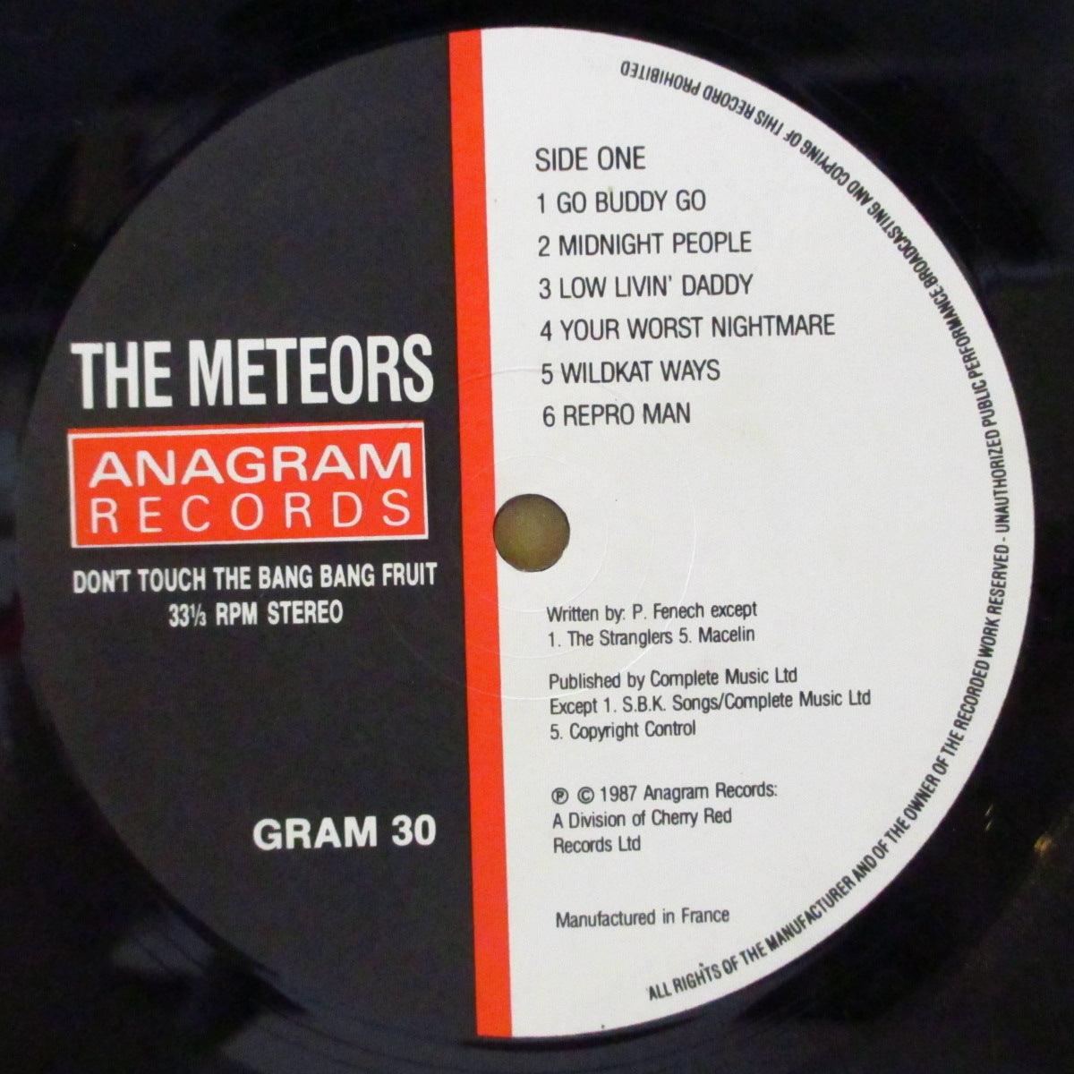 METEORS (メテオス) - Don't Touch The Bang Bang Fruit (UK オリジナル LP)