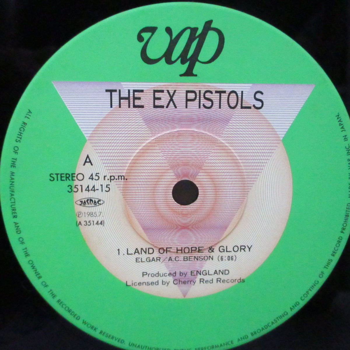 EX PISTOLS, THE (エックス・ピストルズ) - Land Of Hope & Glory (Japan オリジナル12"+帯)