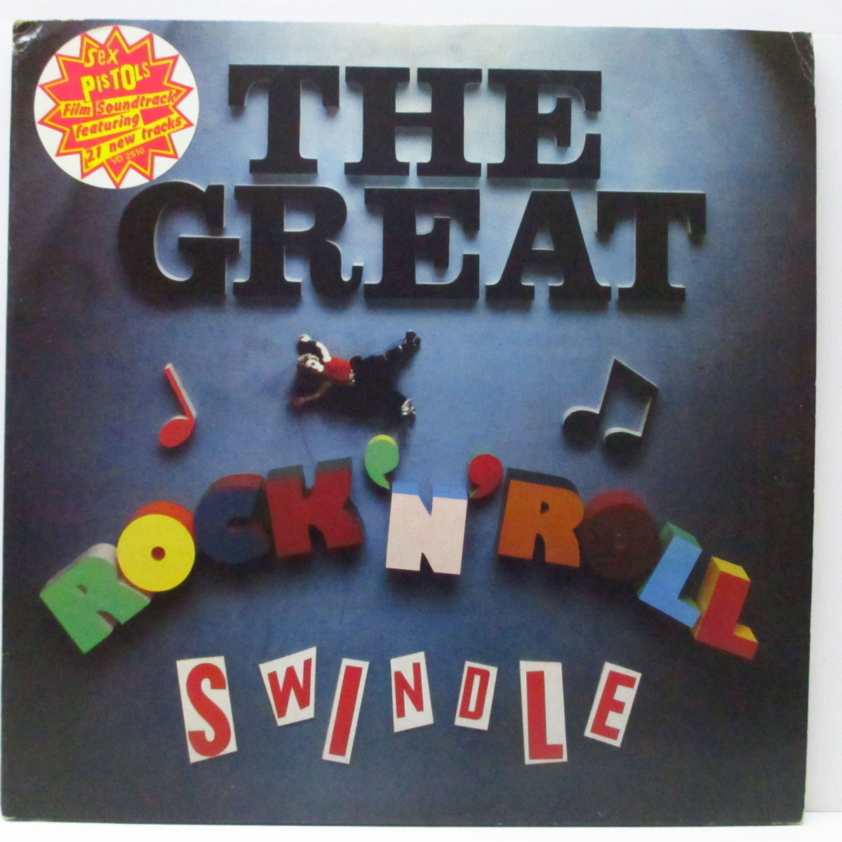 SEX PISTOLS (セックス・ピストルズ) - The Great Rock'n'Roll Swindle (UK '79 「サードプレス」2xLP+インサート/ステッカー2枚付き見開きジャケ)