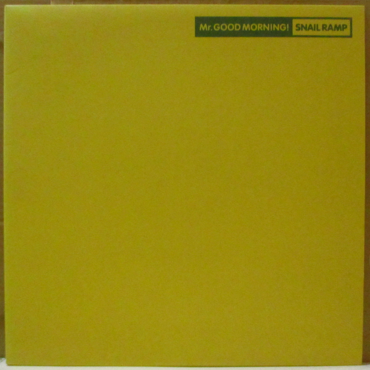SNAIL RAMP (スネイル・ランプ) - Mr. Good Morning! (Japan 限定「緑盤」 LP) '98年2ndアルバム