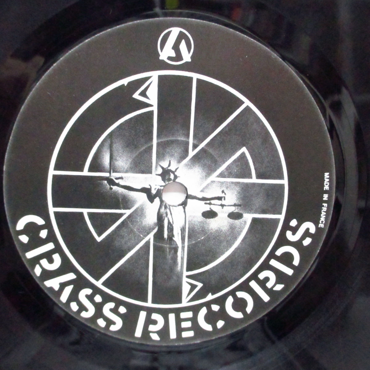 CRASS (クラス) - The Feeding Of The Five Thousand (UK 80's 再発 LP/価格表記の無いポスタージャケ)