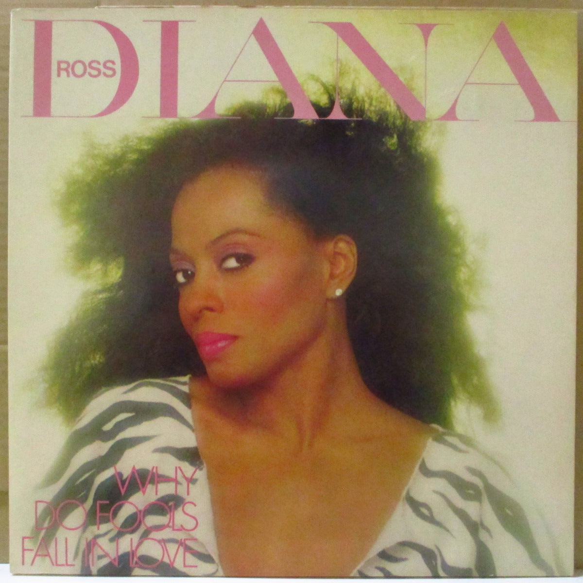 DIANA ROSS (ダイアナ・ロス) - Why Do Fools Fall In Love (UK '81 オリジナル LP/見開きジャケ)セルフ・プロデュースソロ12作目アルバム。英美品。