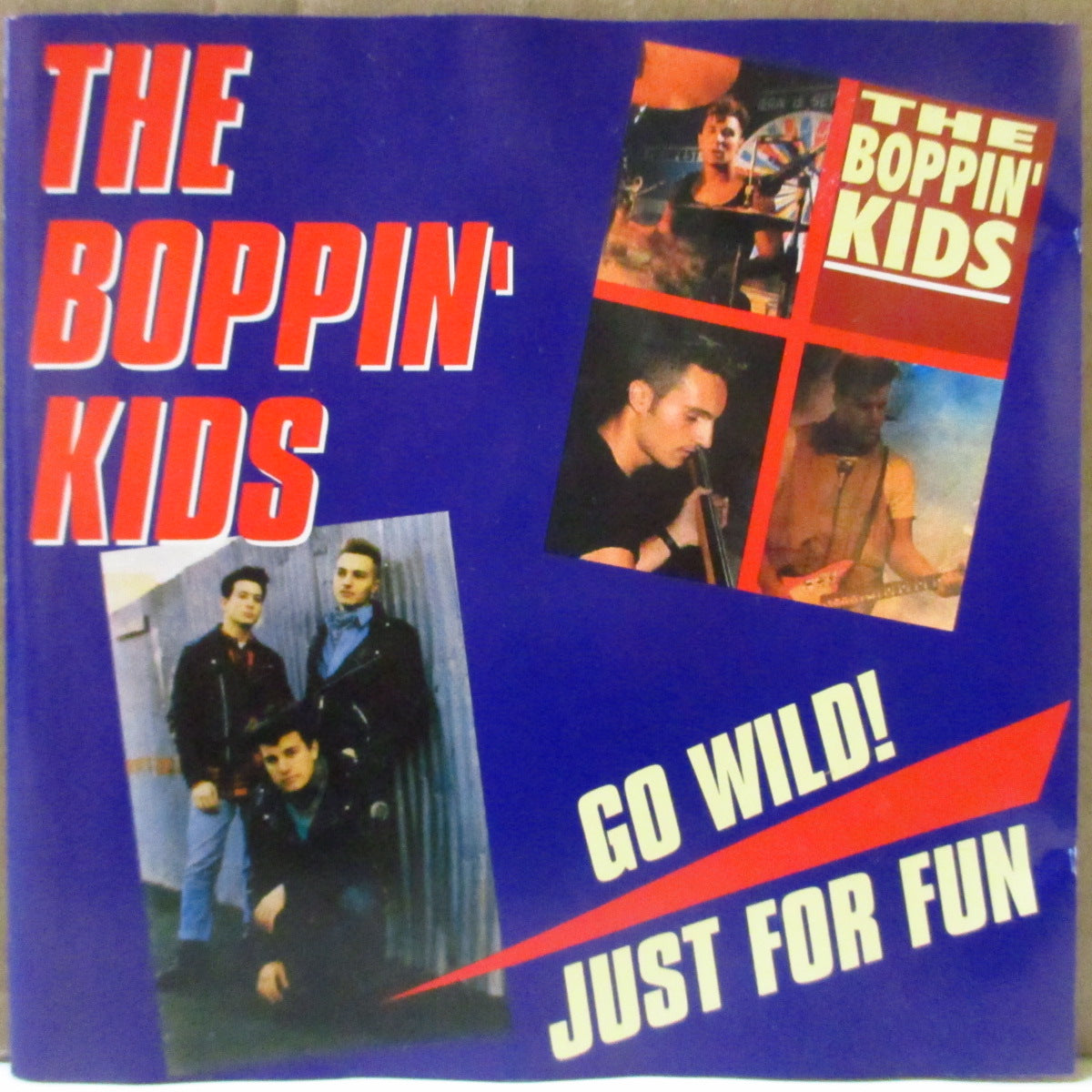 BOPPIN' KIDS, THE (ザ・ボッピン・キッズ) - Go Wild! / Just for Fun (German '03 再発 CD) '03年1st&2ndアルバム・カップリング盤