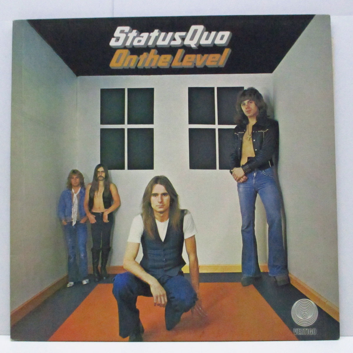 STATUS QUO (ステイタス・クオー) - On The Level (UK オリジナル LP#2/ざら紙見開ジャケ)