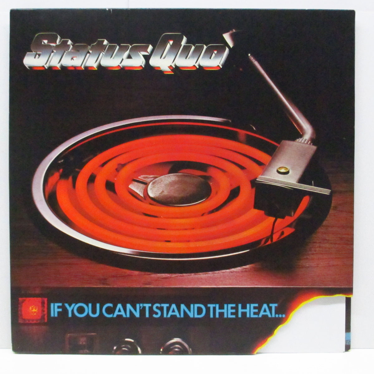 STATUS QUO (ステイタス・クオー) - If You Can't Stand The Heat... (UK オリジナル初回「宇宙船ラベ」 LP+インナー/ダイカット見開ジャケ)