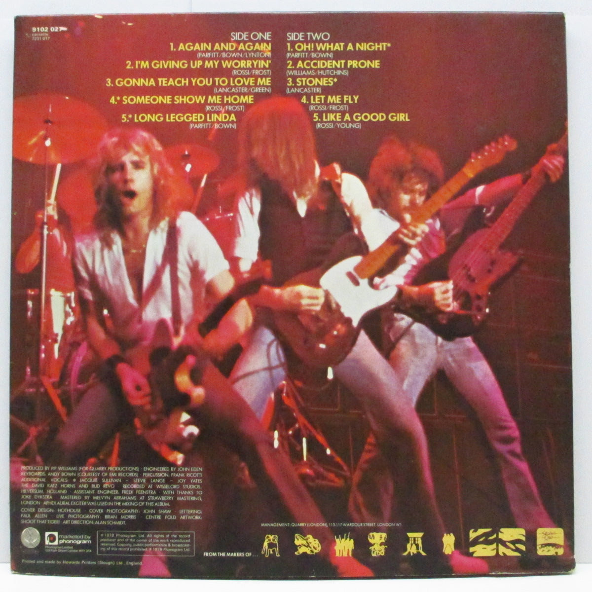 STATUS QUO (ステイタス・クオー) - If You Can't Stand The Heat... (UK オリジナル初回「宇宙船ラベ」 LP+インナー/ダイカット見開ジャケ)