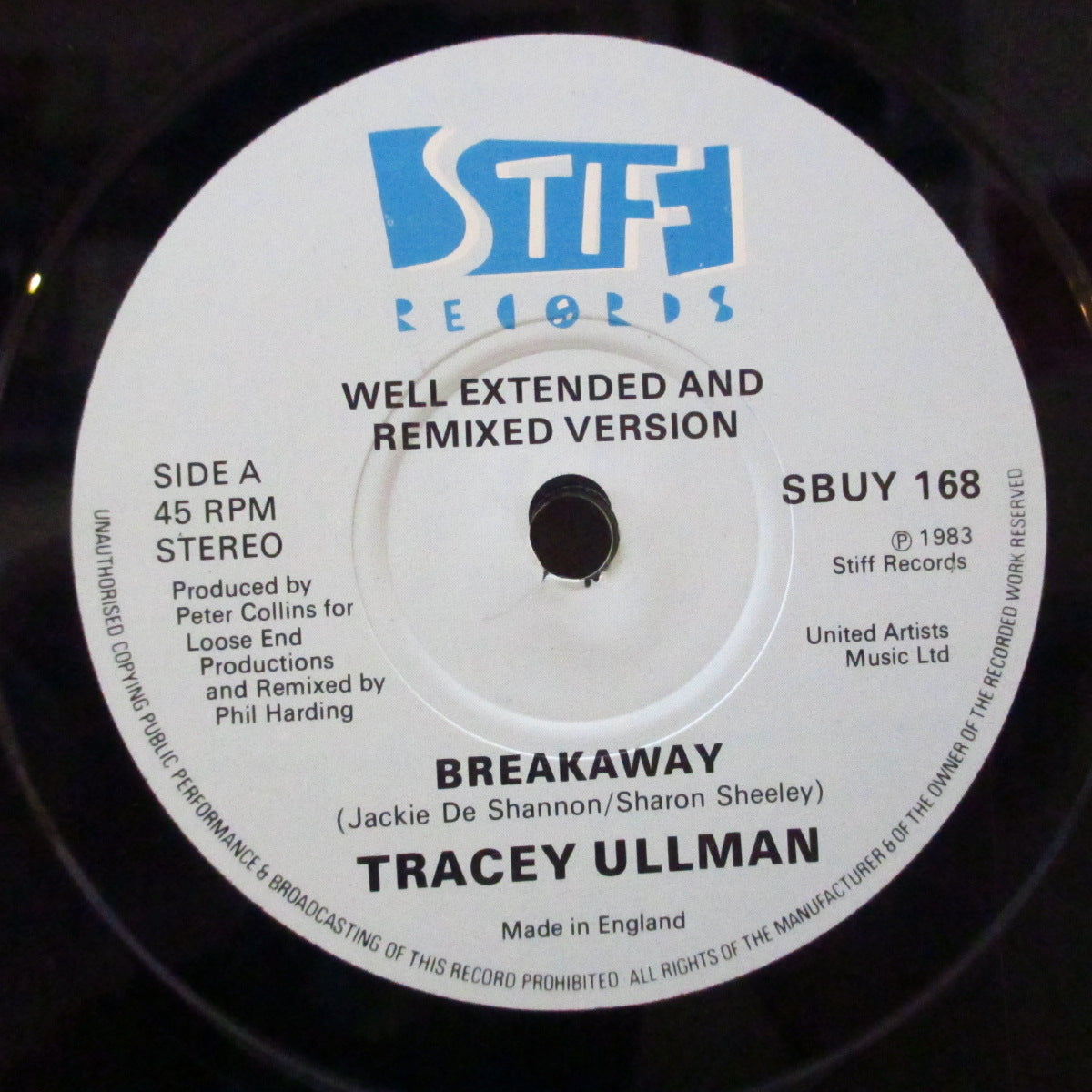 TRACEY ULLMAN (トレイシー・ウルマン) - Break-A-Way (UK オリジナル 10インチ)