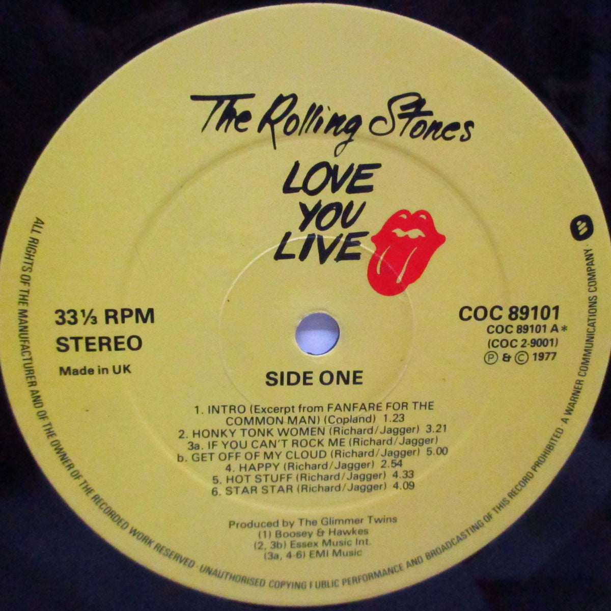 ROLLING STONES (ローリング・ストーンズ) - Love You Live (UK オリジナル 2xLP+ノーマルインナー/見開ジャケ)