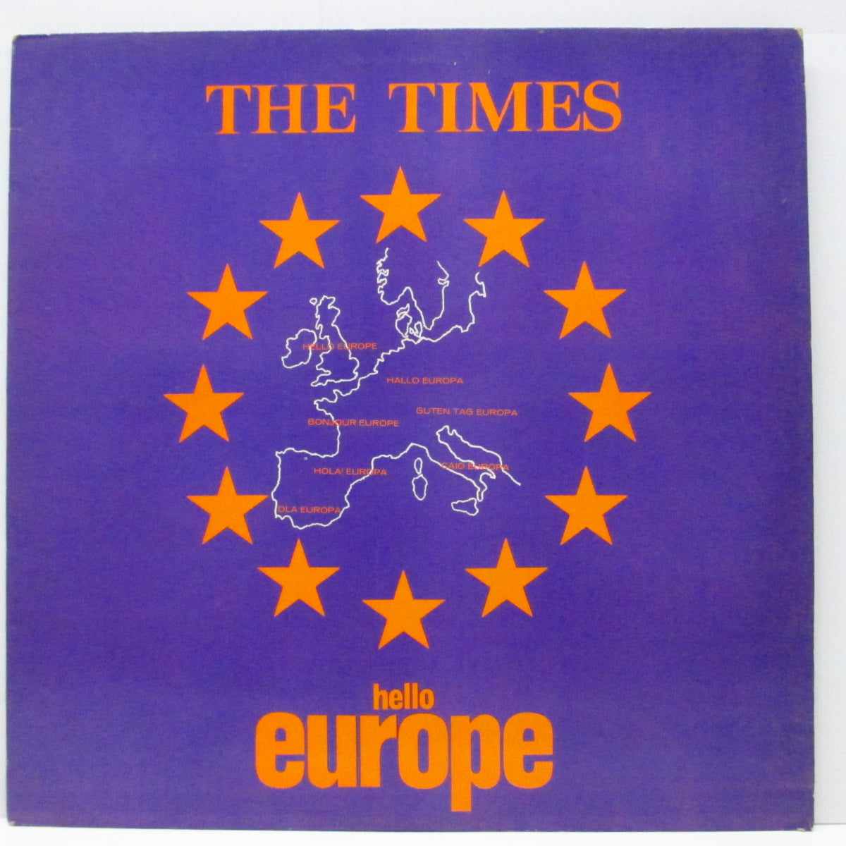 TIMES, THE (ザ ・タイムス) - Hello Europe (UK オリジナル LP) '84年4th アルバム!