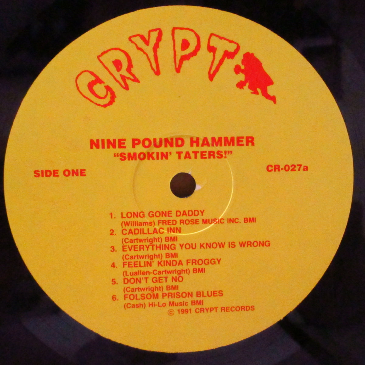NINE POUND HAMMER (ナイン・パウンド・ハンマー) - Smokin' Taters! (US-EU '91 初回オリジナル LP+インサート/バーコード無しジャケ) '91年2ndアルバム