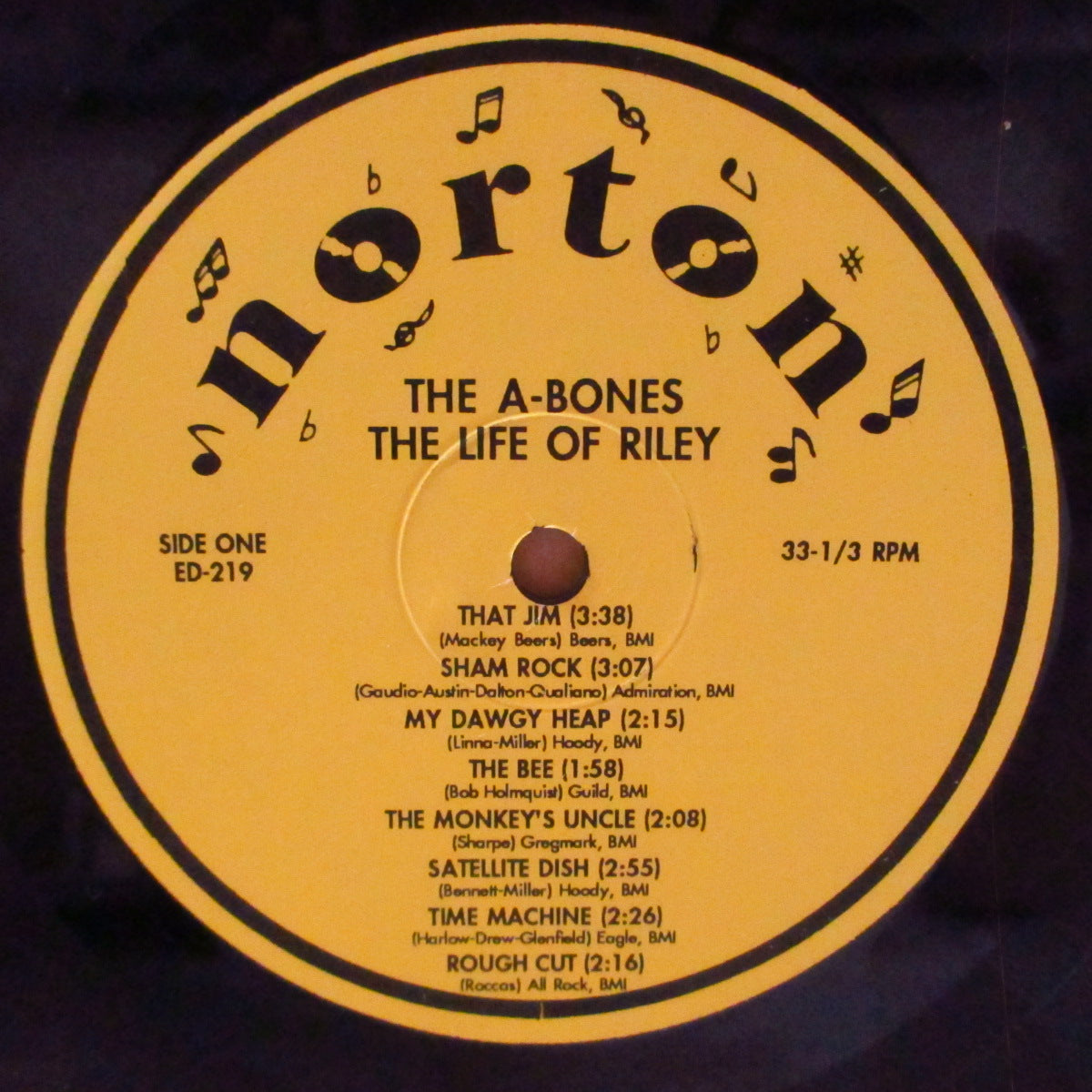 A-BONES, THE (A-ボーンズ) - The Life Of Riley (US オリジナル LP) '91年1stアルバム