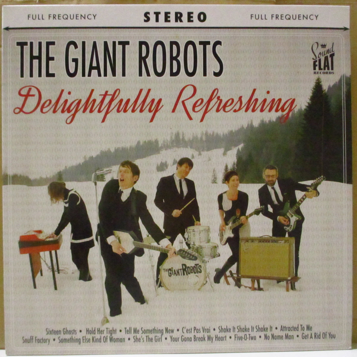 GIANT ROBOTS, THE (ザ・ジャイアント・ロボッツ) - Delightfully Refreshing (German オリジナル LP+片面ダイカット・ソフト紙インナー) '13年3rdアルバム