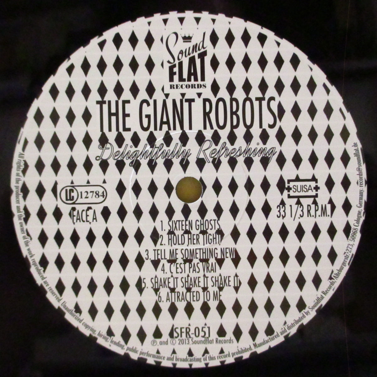 GIANT ROBOTS, THE (ザ・ジャイアント・ロボッツ) - Delightfully Refreshing (German オリジナル LP+片面ダイカット・ソフト紙インナー) '13年3rdアルバム