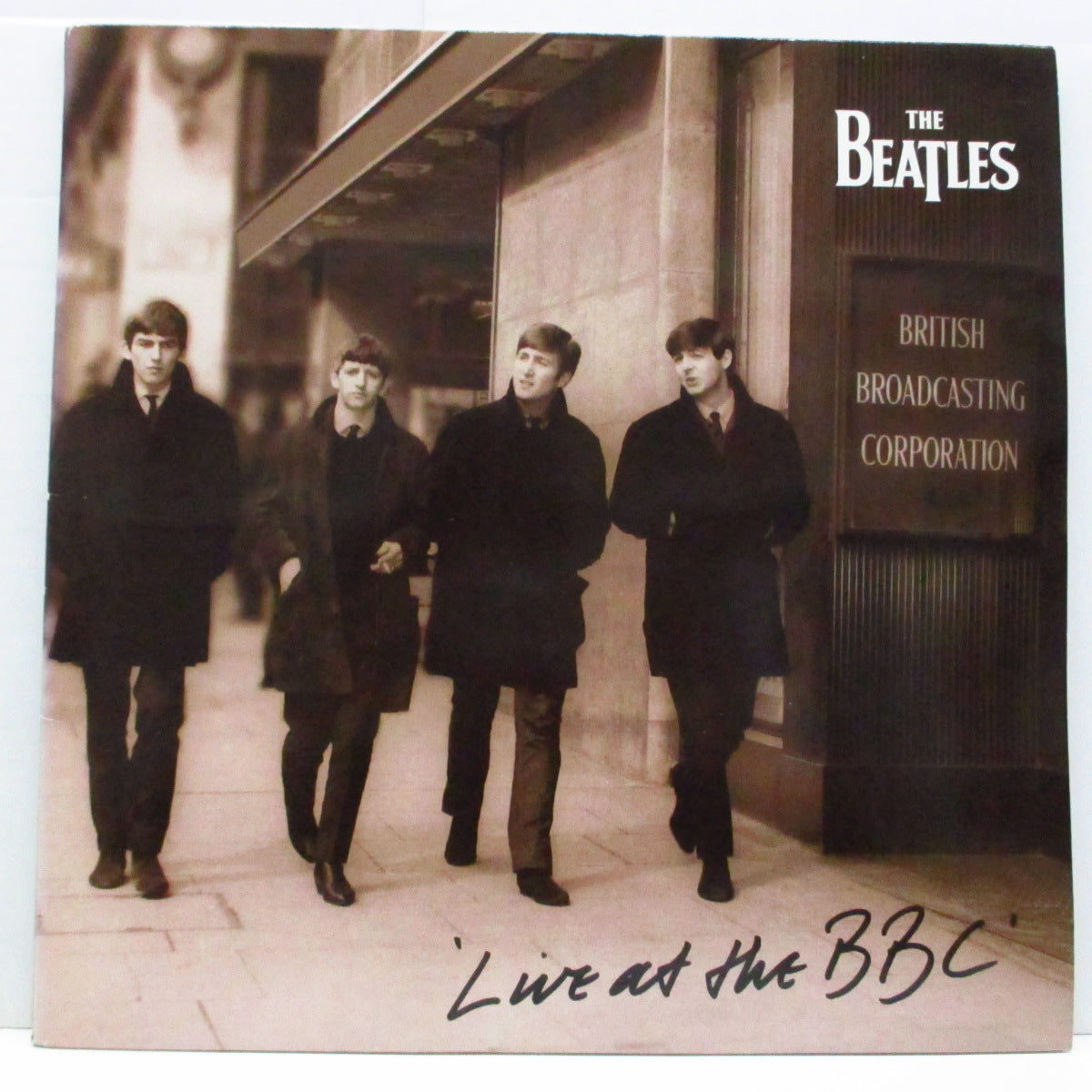 BEATLES (ビートルズ) - Live At The BBC (EU オリジナル「モノラル」 2xLP+インナー/見開ジャケ)