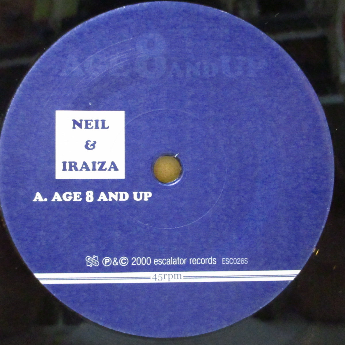 NEIL & IRAIZA (ニール & イライザ) - Age 8 And Up (Japan '00 オリジナル 7インチ+マット固紙ジャケ)