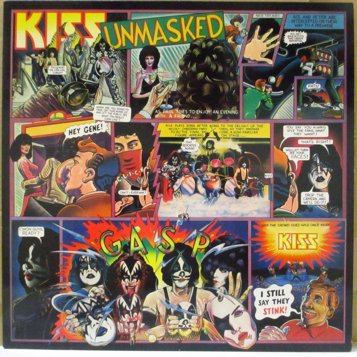KISS (キッス) - Unmasked (Dutch オリジナル LP/西ドイツ製ジャケ) '80年8thアルバム