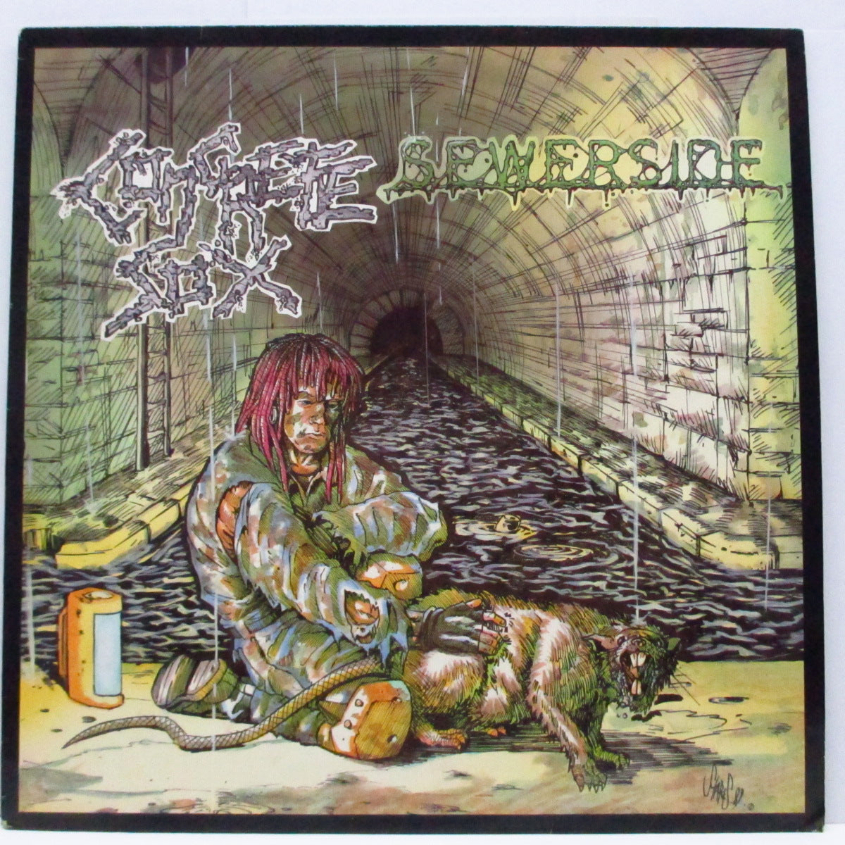 CONCRETE SOX (コンクリート・ソックス) - Sewerside (UK オリジナル LP+インナー)
