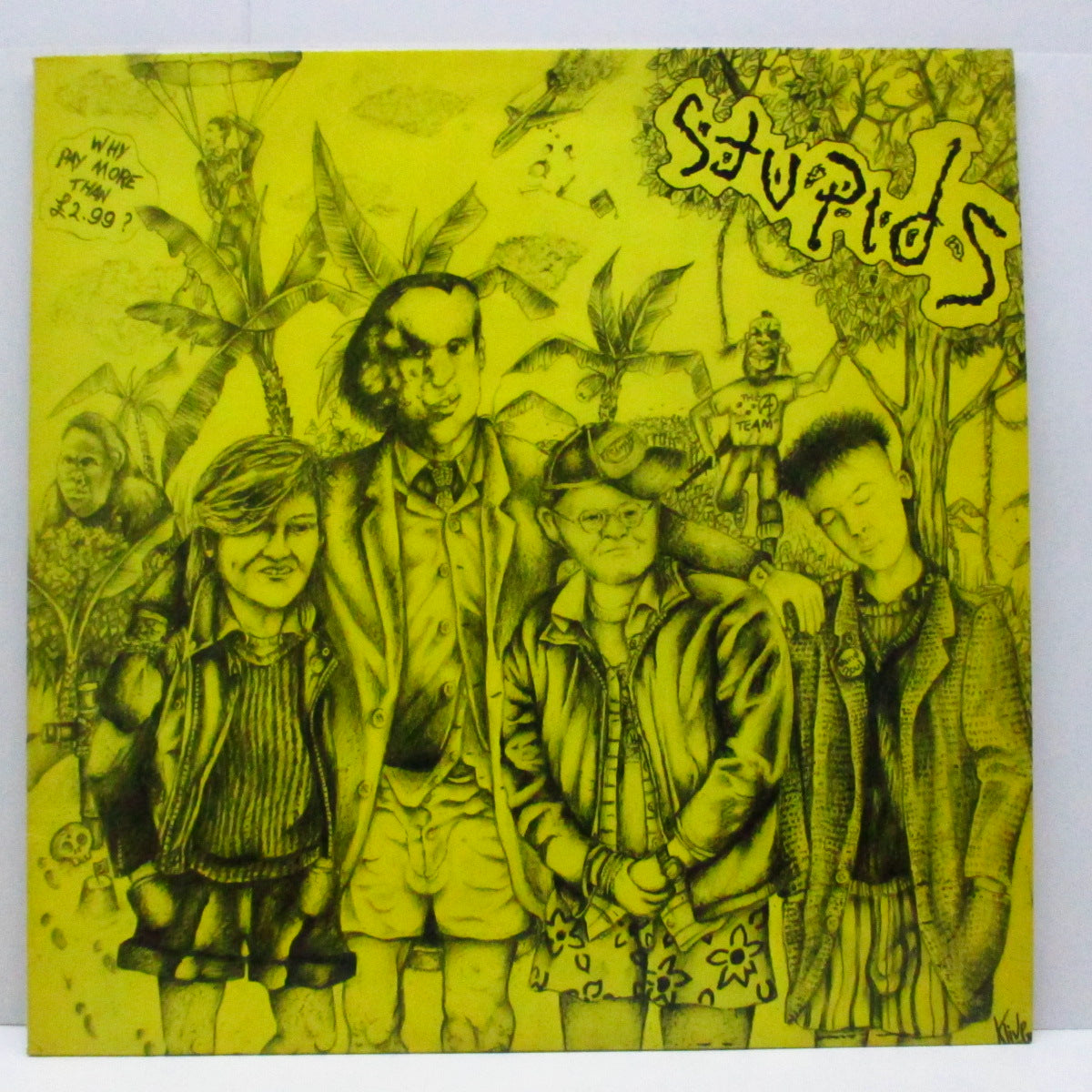 STUPIDS (ストゥーピッズ) - Peruvian Vacation (UK オリジナル LP+インサート/初回黄色ジャケ)