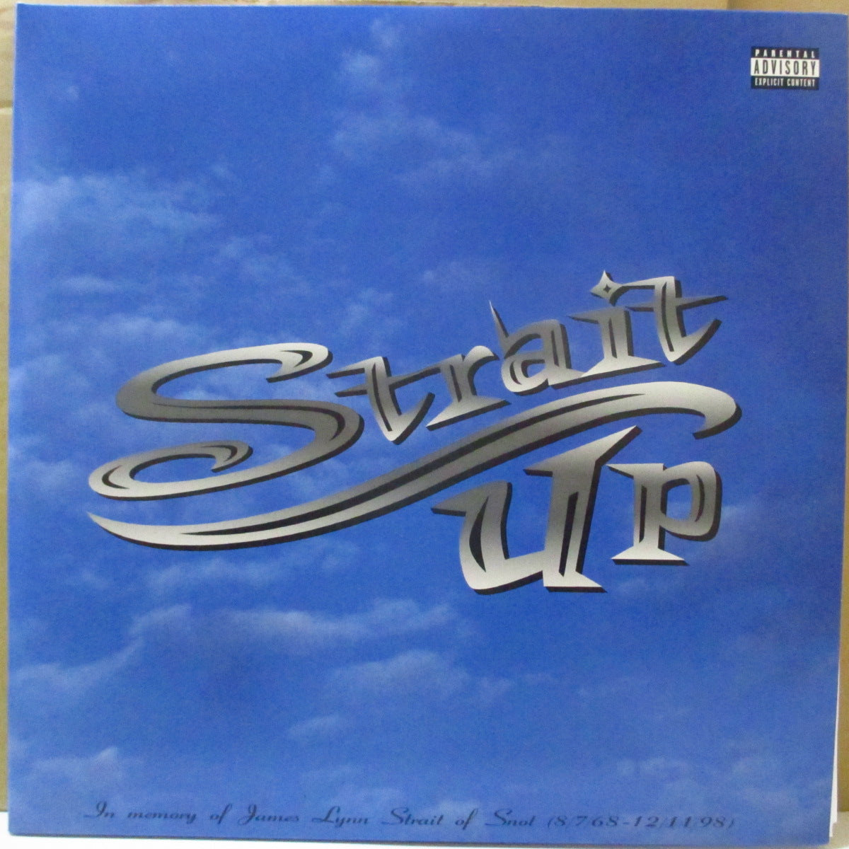 SNOT (スノット) - Strait Up (US オリジナル LP/光沢見開きジャケ) '00年2ndアルバム