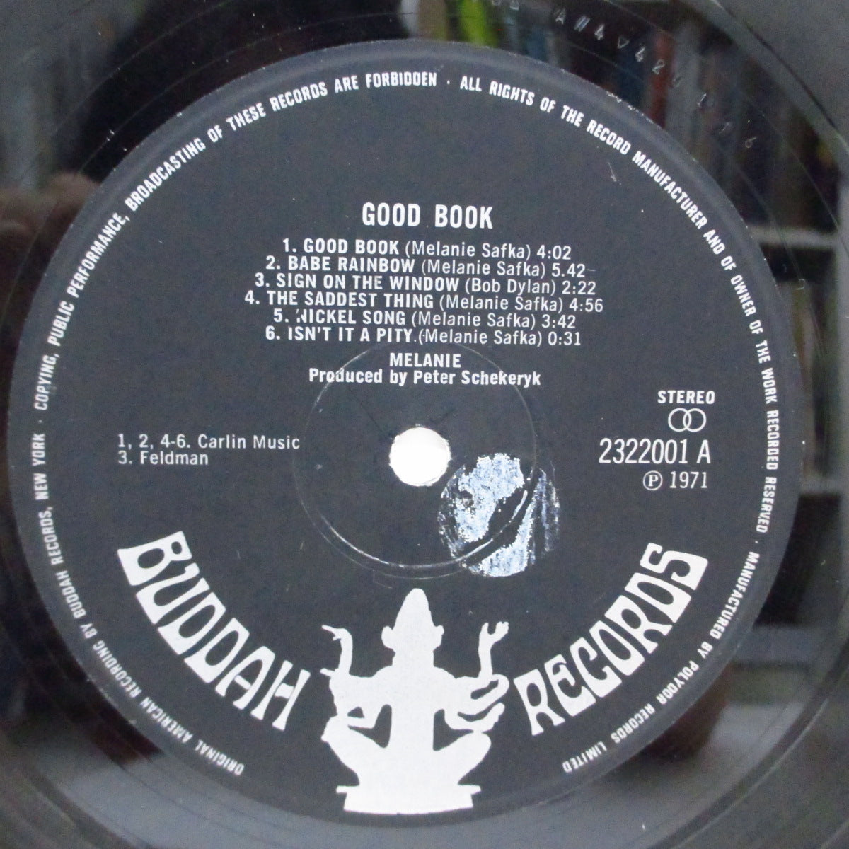 MELANIE (メラニー) - The Good Book (UK オリジナル LP/ブックレット付見開ジャケ)