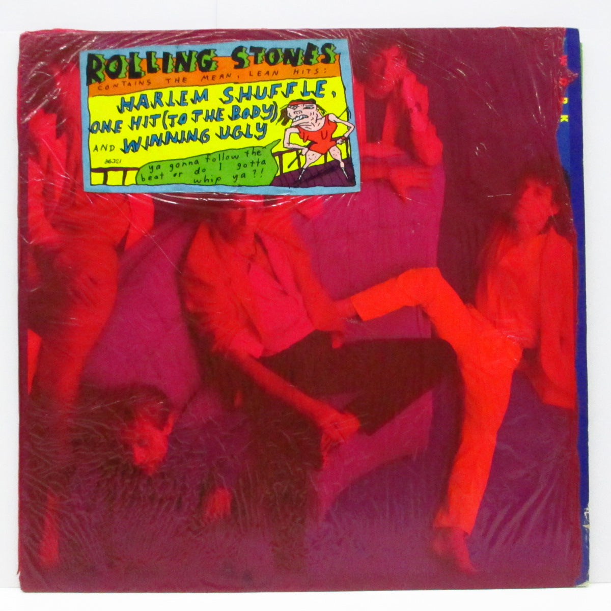 ROLLING STONES (ローリング・ストーンズ) - Dirty Work (UK オリジナル LP+インナー) 初回ステッカー&赤シュリンク付!