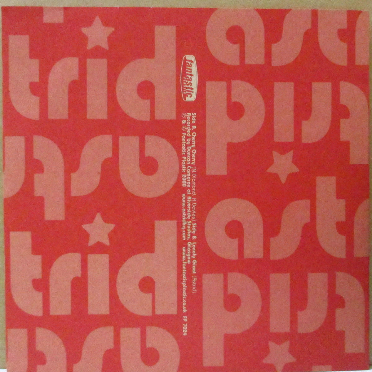 ASTRID (アストリッド) - Cherry Cherry (UK '00 オリジナル 7インチ+光沢固紙ジャケ)ニール・ダイアモンド'66年バブルガム名曲の清涼カヴァ!