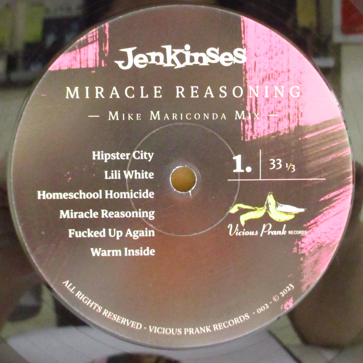 JENKINSES (ジェンキンシーズ) - Miracle Reasoning (Belgium 2ndプレス LP+ソフト紙インナー/カラージャケ) '23年1stアルバム