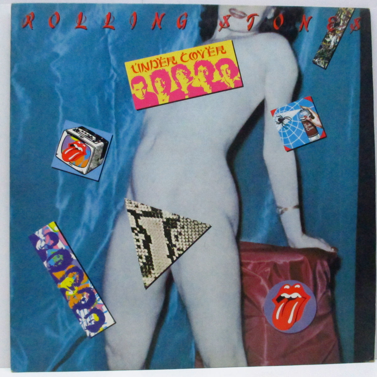 ROLLING STONES (ローリング・ストーンズ) - Undercover (UK オリジナル LP+インナー、インサート) '83年アルバム !