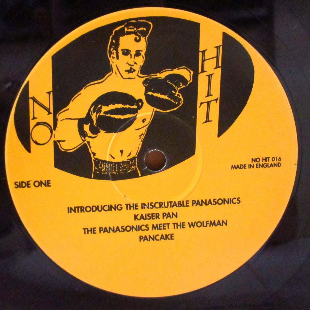 PANASONICS, THE (ザ・パナソニックス) - Introducing The Inscrutable Panasonics (UK '95 オリジナル8曲入りモノラル「黄ラベ」 10インチ+プレーン固紙インナー, インサート)