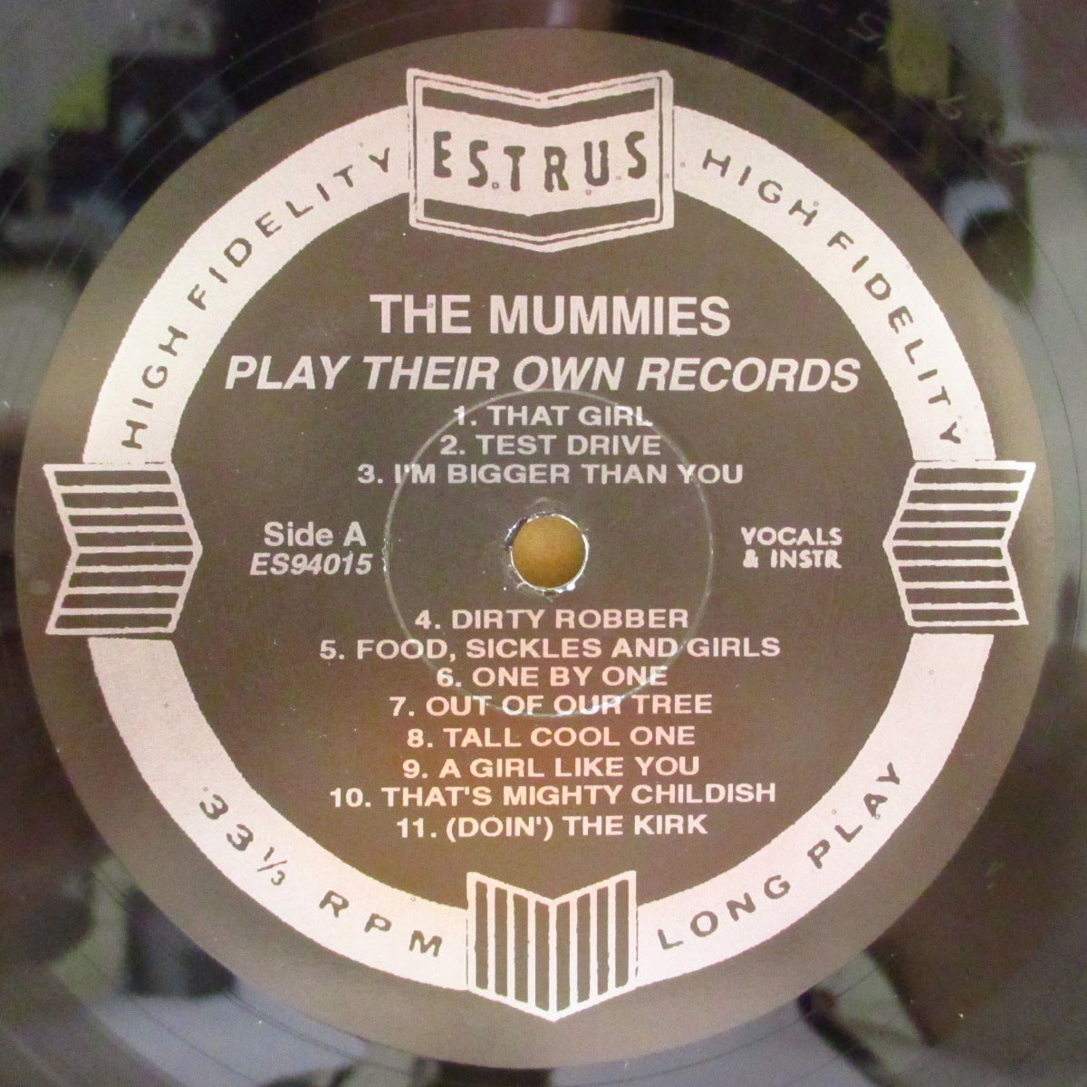 MUMMIES (マミーズ) - Play Their Own Records (US '92 オリジナル「銀・黒ラベ・黒盤」 LP/インサート欠) レア音源コンピ!