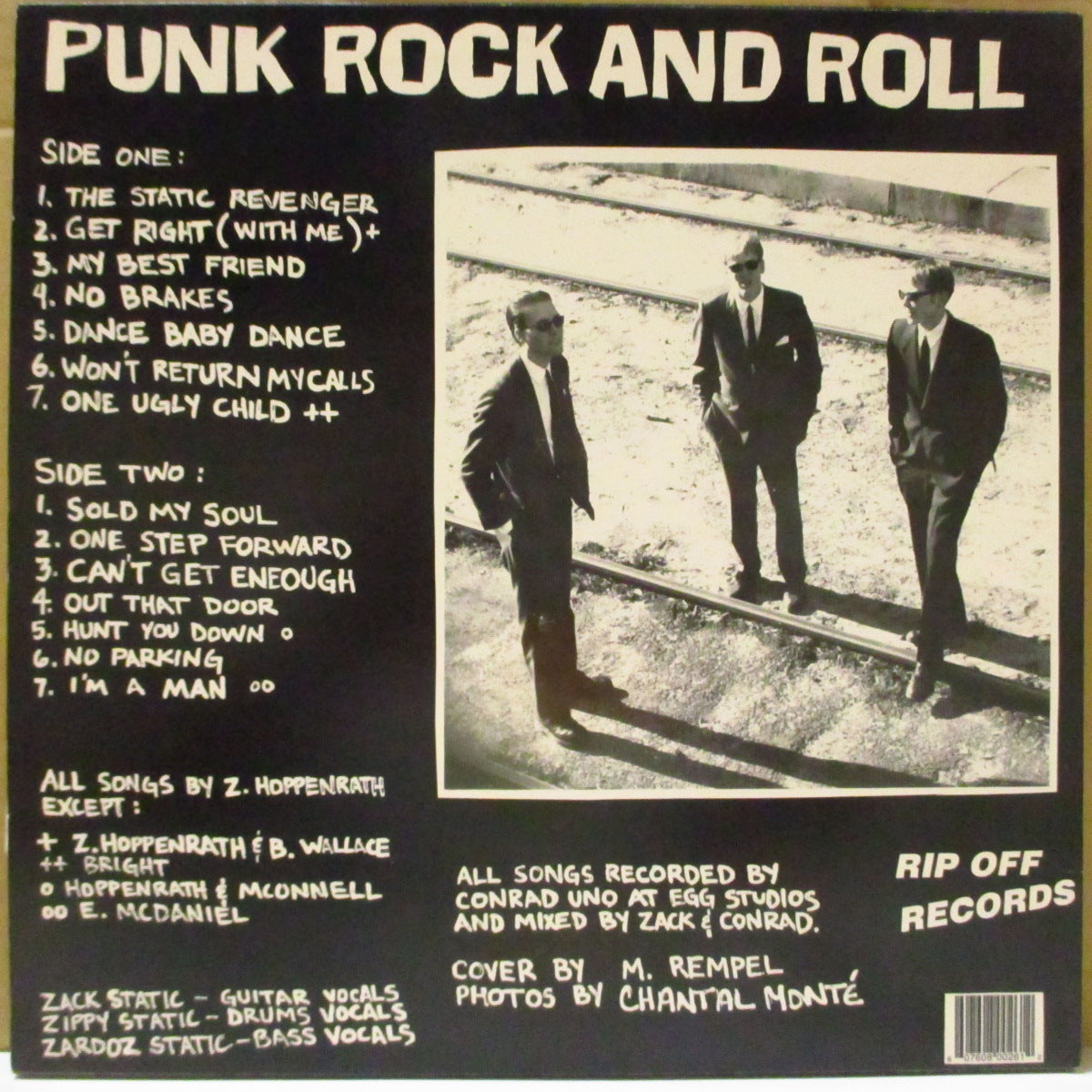 STATICS, THE (ザ・スタティクス) - Punk Rock And Roll (US オリジナル LP) '97年2ndアルバム