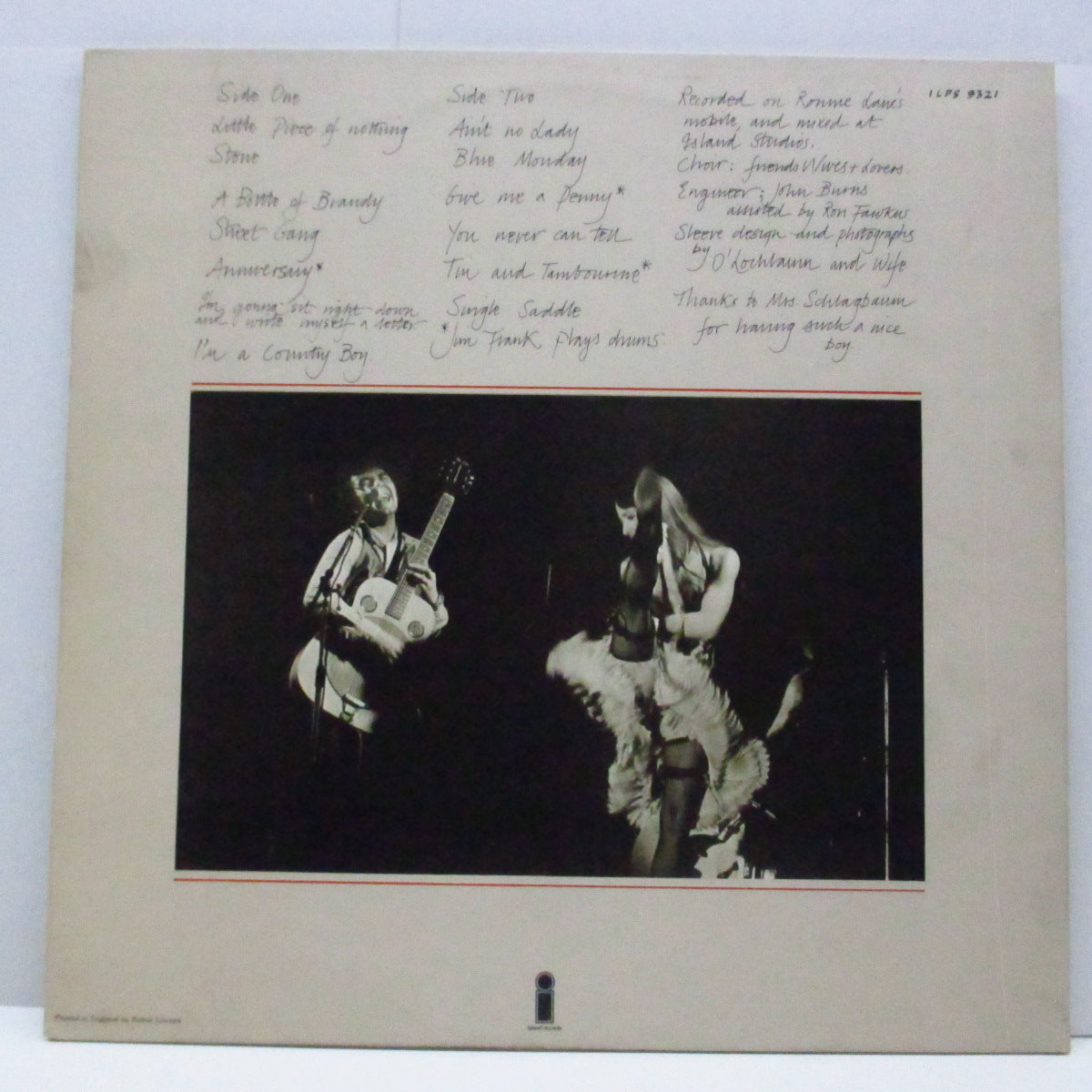 RONNIE LANE (ロニー・レイン) - Ronnie Lane's Slim Chance (UK オリジナル「ピンクリム / パームトゥリー」ラベLP/光沢見開きジャケ) '75年セカンドアルバム!