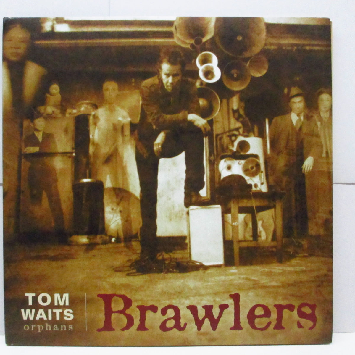 TOM WAITS (トム・ウェイツ) - Brawlers (EU '18 レコードストア・デイ 限定再発「180g ブルーヴァイナル」 2xLP+インナー/見開ジャケ)
